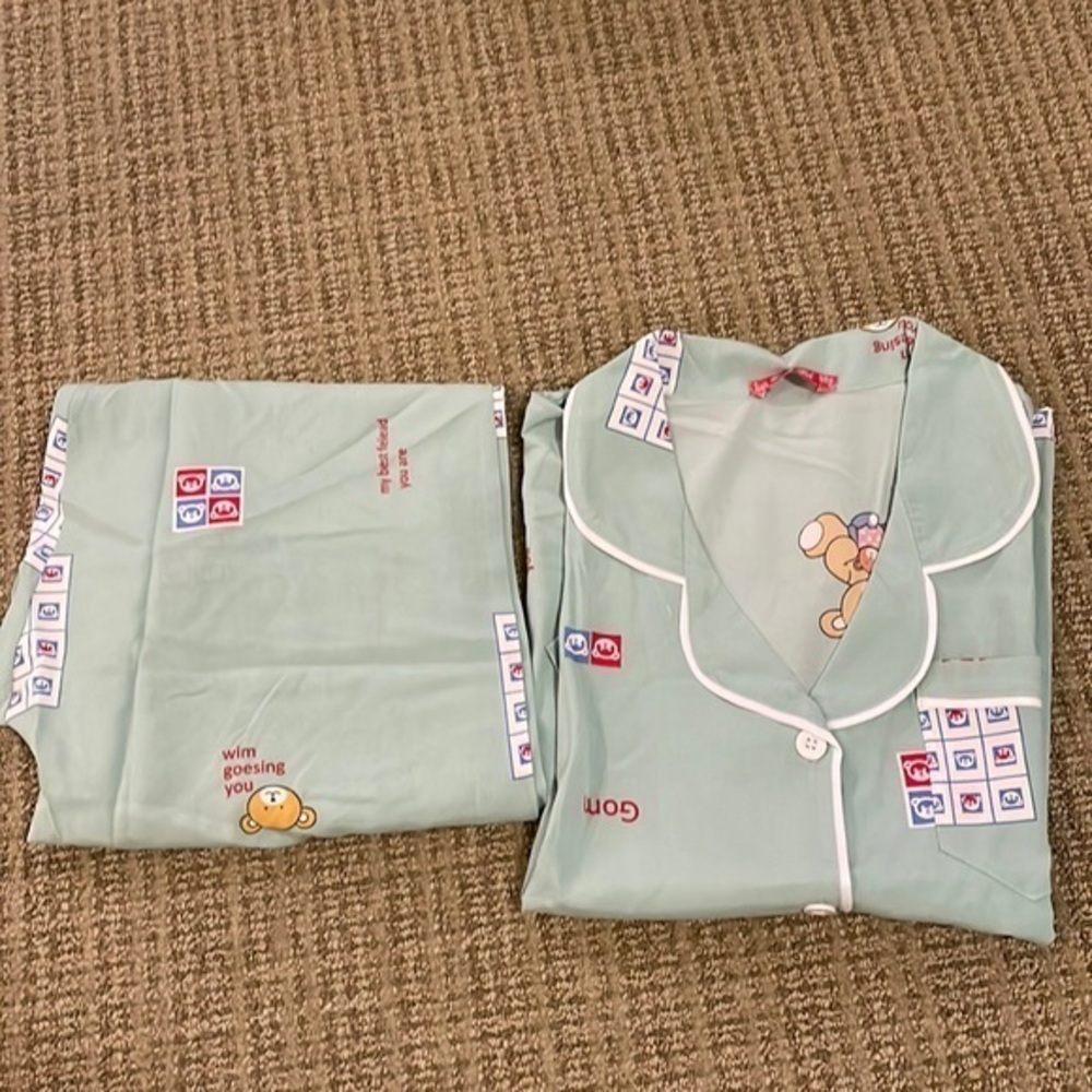 PJ Set / long pants short sleeves